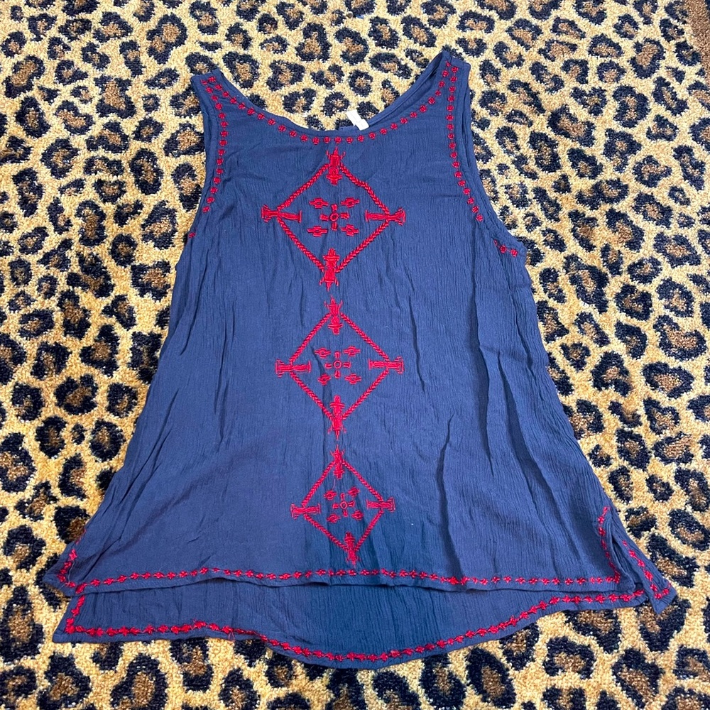 Aztec Design Tank Top